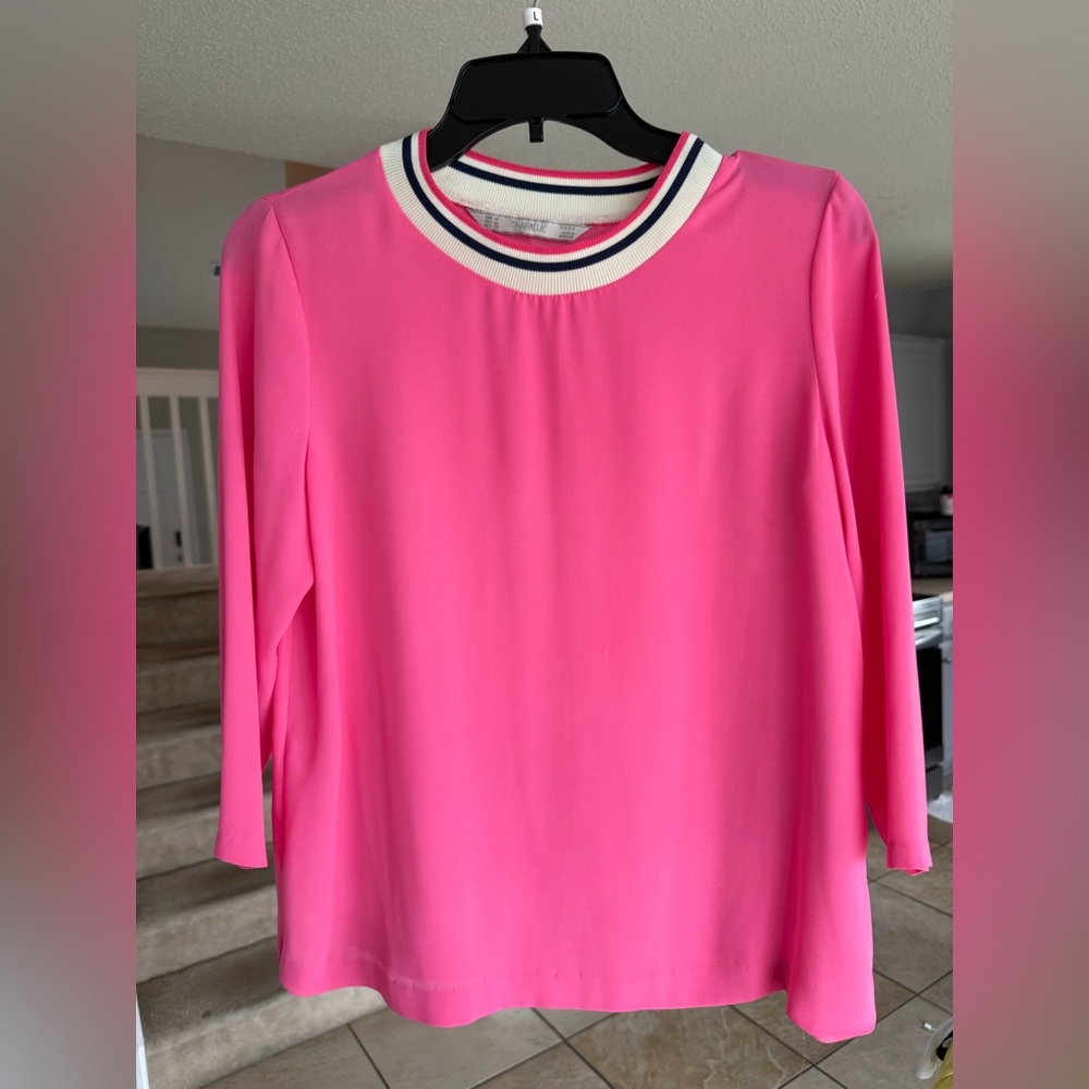 Zara pink blouse in size medium